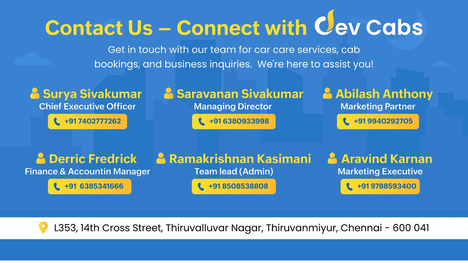 Dev Cabs — design by We Define Net
