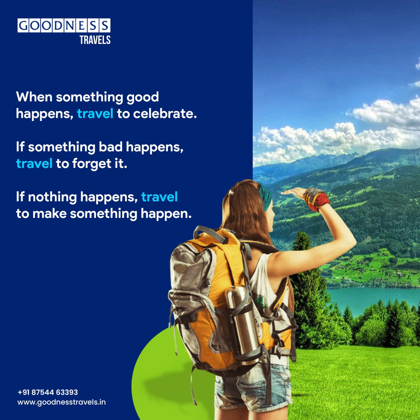Goodness Travels — design by We Define Net