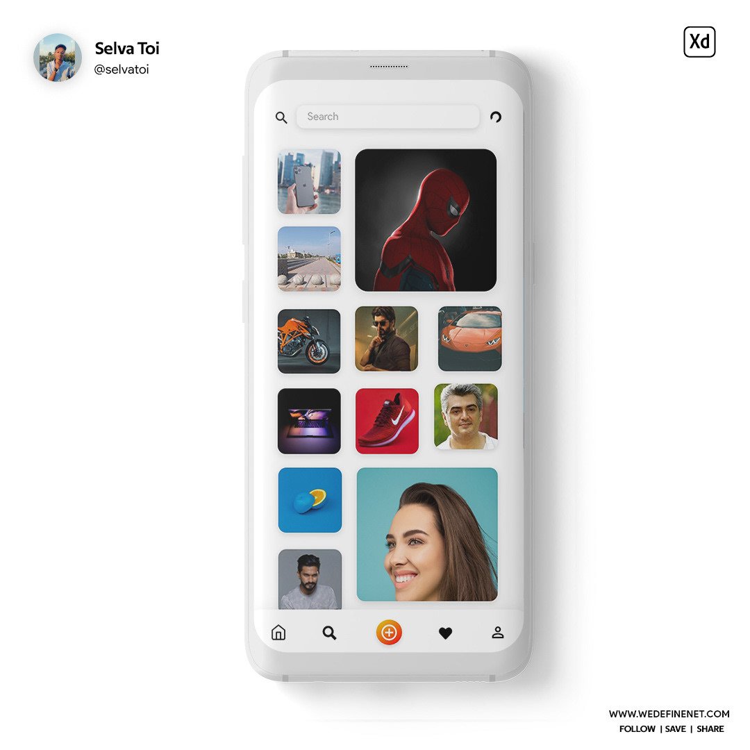 Instagram UI Redesign — design by We Define Net