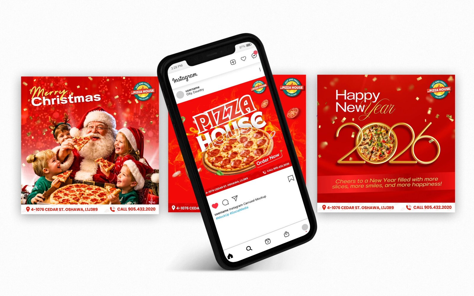 Pizza House — design by We Define Net