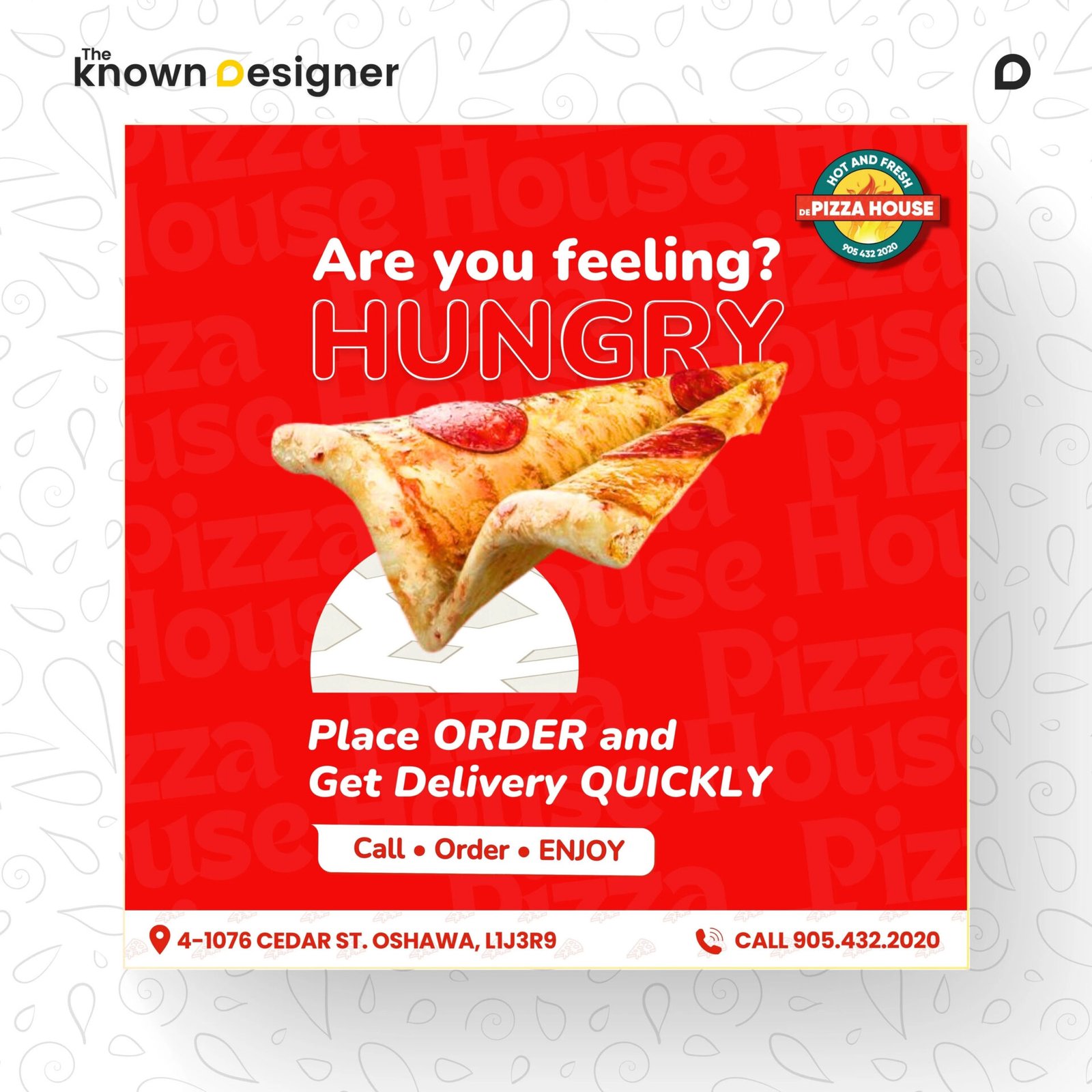 Pizza House — design by We Define Net