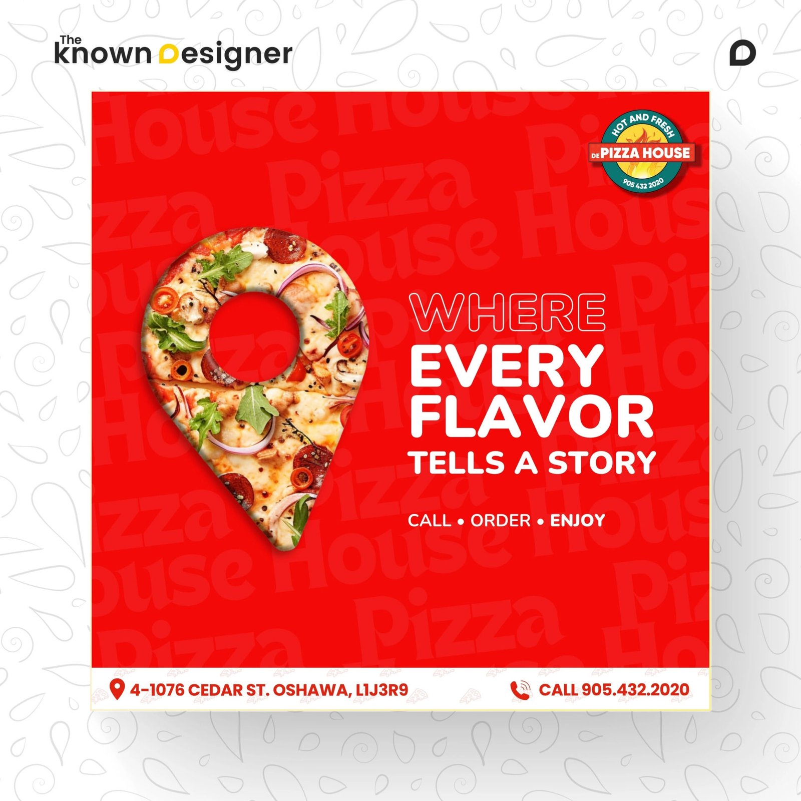 Pizza House — design by We Define Net