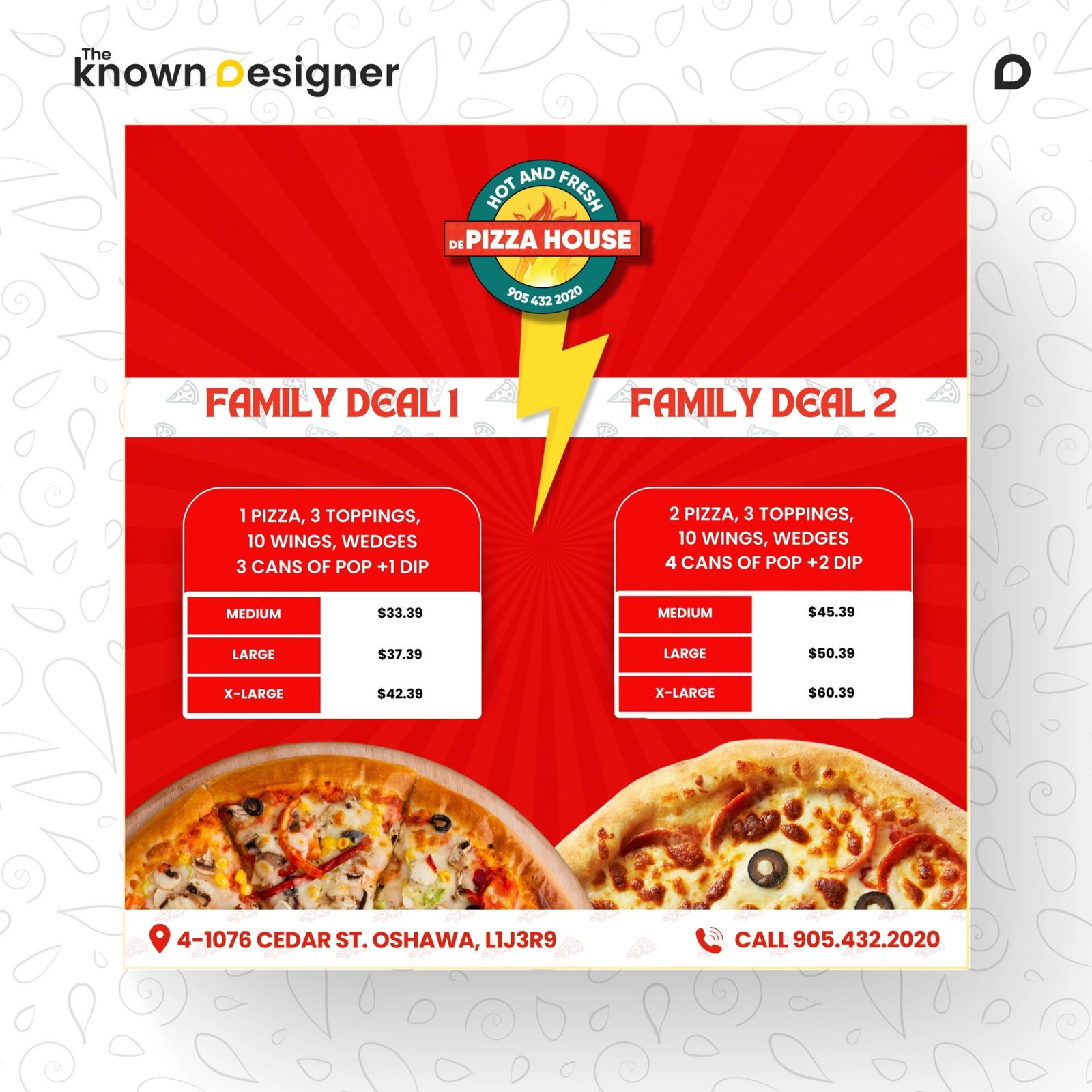 Pizza House — design by We Define Net