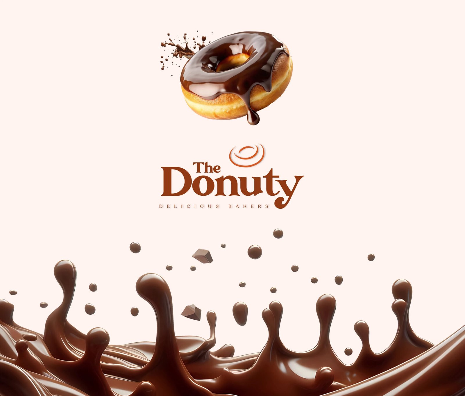 The Donuty Donut Cafe Bakery Brand Identity — design by We Define Net