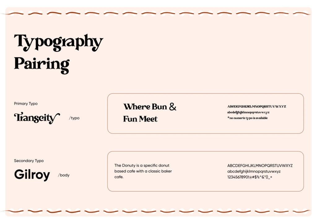 The Donuty Donut Cafe Bakery Brand Identity — visual 6