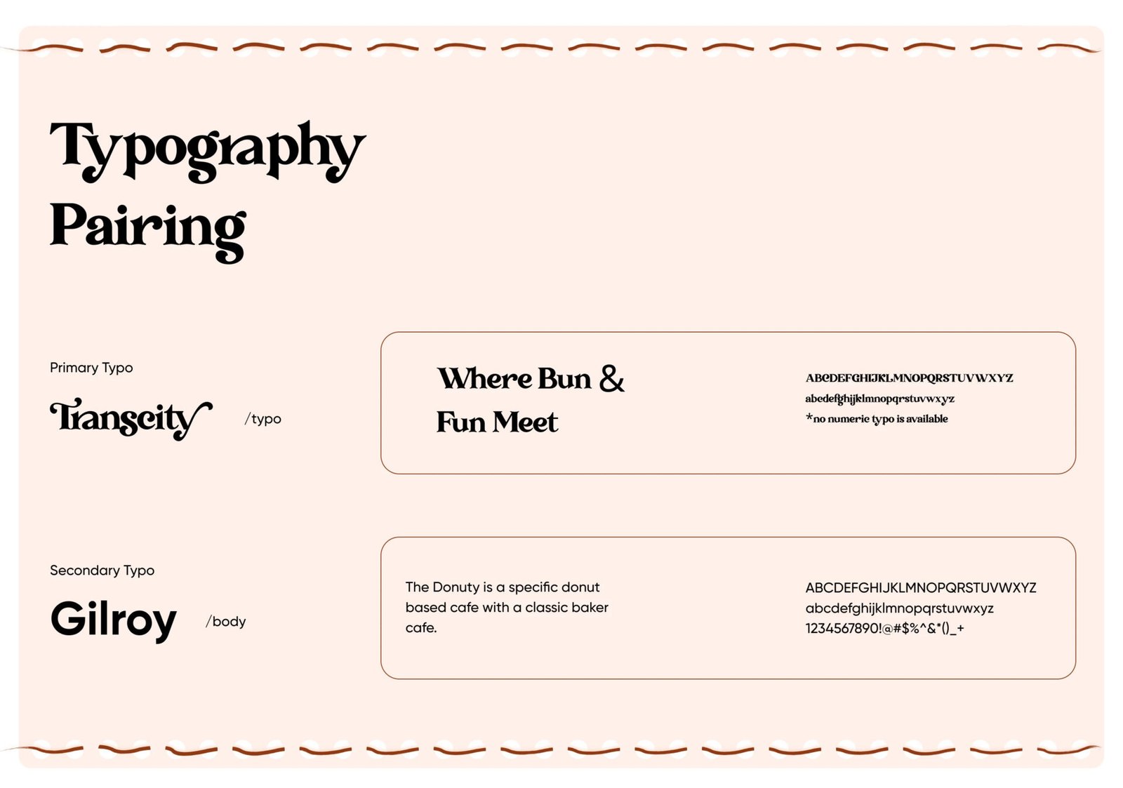 The Donuty Donut Cafe Bakery Brand Identity — design by We Define Net