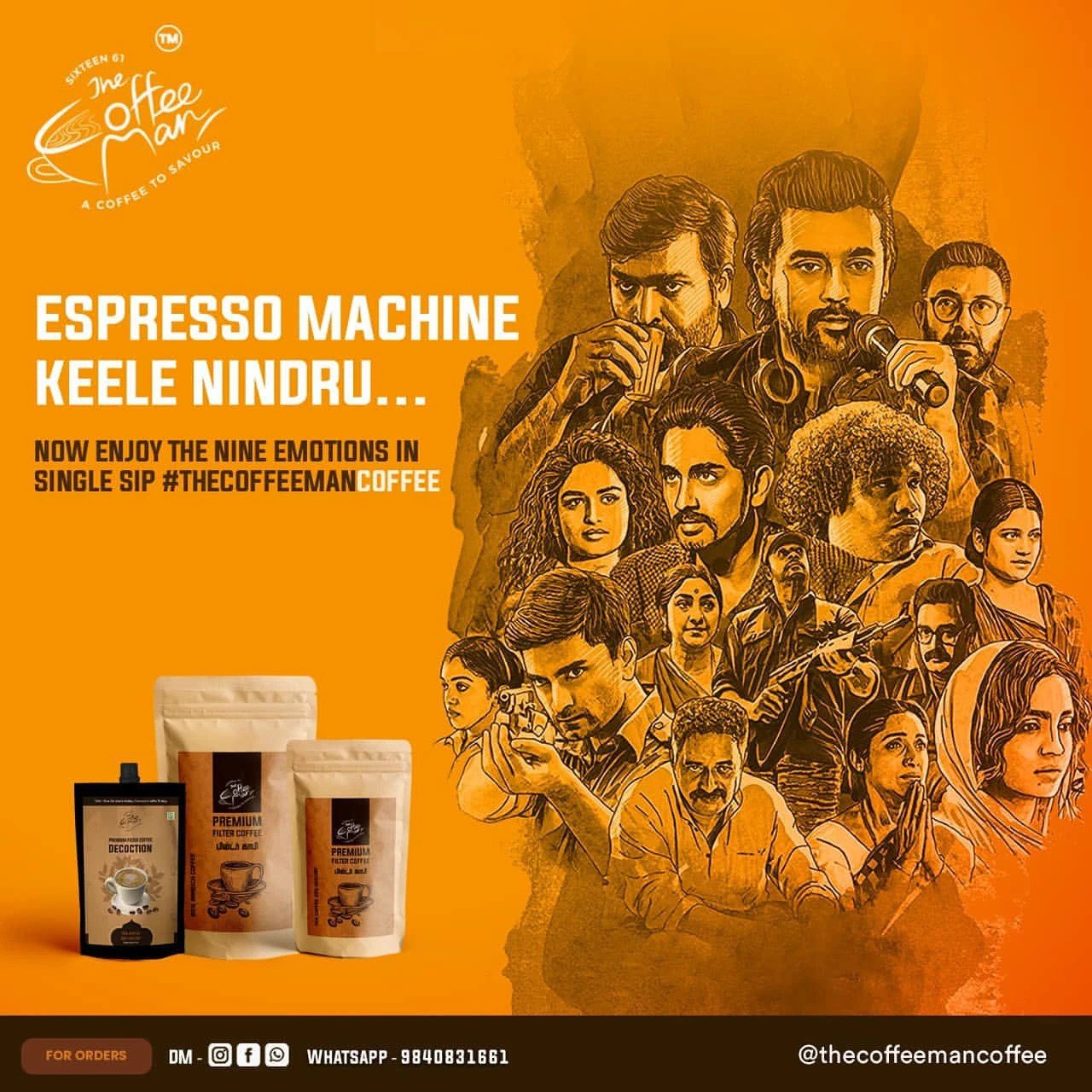 Thecoffeeman Coffee — design by We Define Net