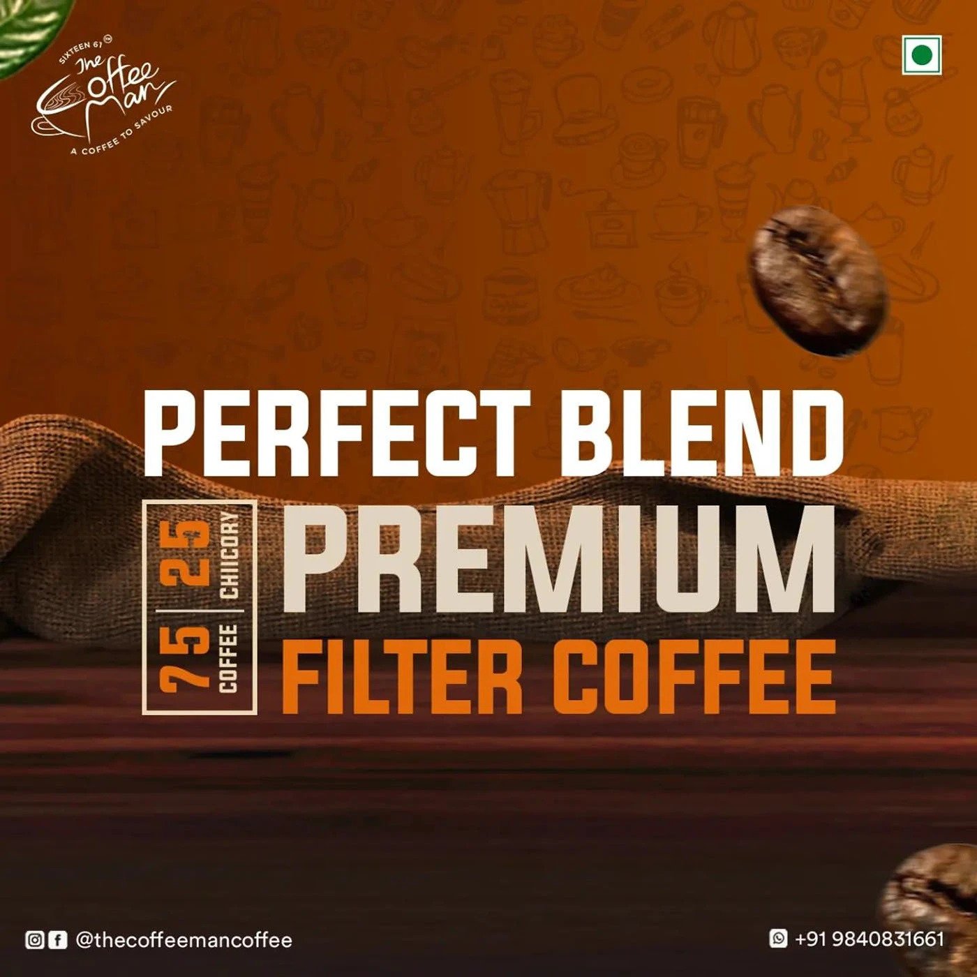 Thecoffeeman Coffee — design by We Define Net