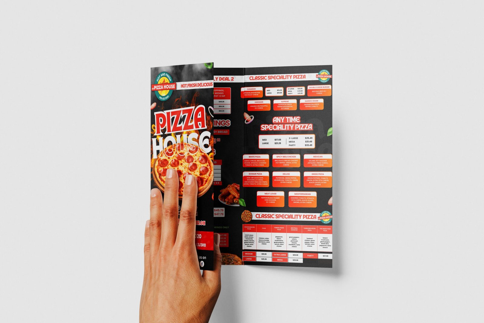 Tri fold — design by We Define Net